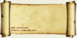 Danica Gligorić vizit kartica